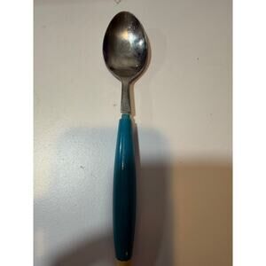 FIESTA spoon single Hostess  Flatware Utensil Fiestaware BLUE Silverware
